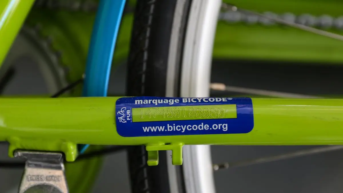 Marquage / identification du vélo