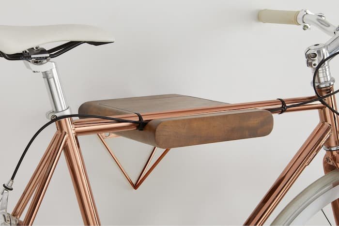Stockage vélo esthétique en bois