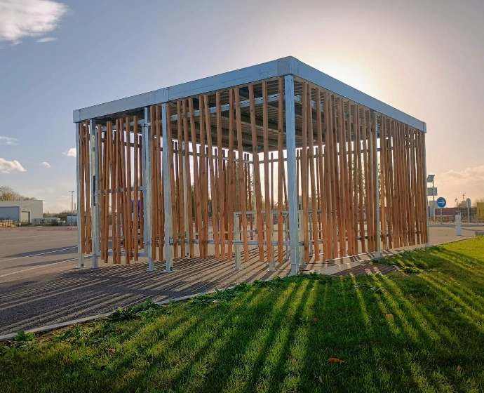 Abri vélos Jungle fermé