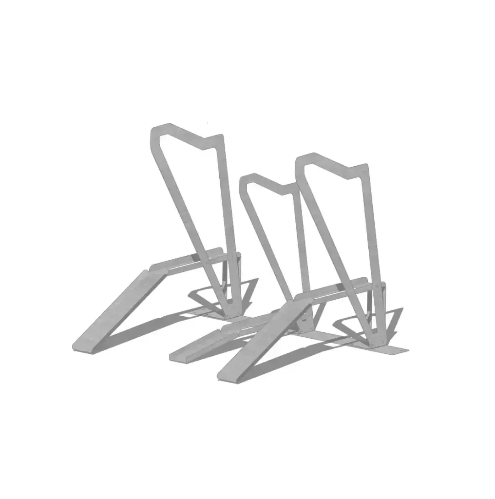 arceau vélo parrachée fixation cadre galvanisé 2 vélos