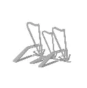 arceau vélo parrachée fixation cadre galvanisé 2 vélos