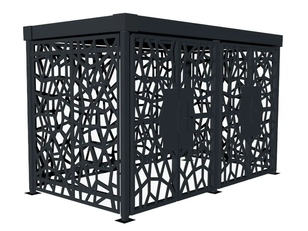 abri vélos lapiaz compact fermé garage vélo sécurisé espace optimisé