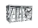 abri vélo fermé métallique compact garage vélo grillage gain place