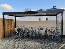 carport vélo abri toit stationnement vélo couvert collectivité