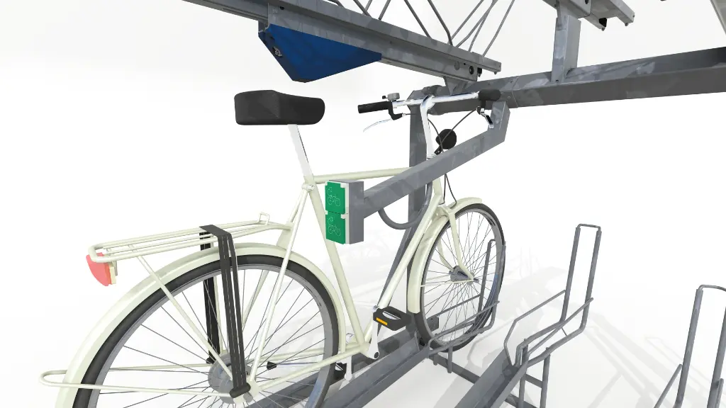 prise recharge vélo électrique VAE double étage borne recharge