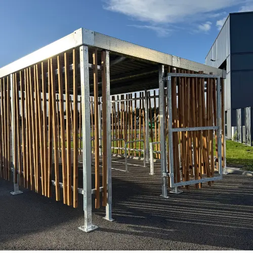 porte abri vélo jungle fermé sécurisé accès collectivité