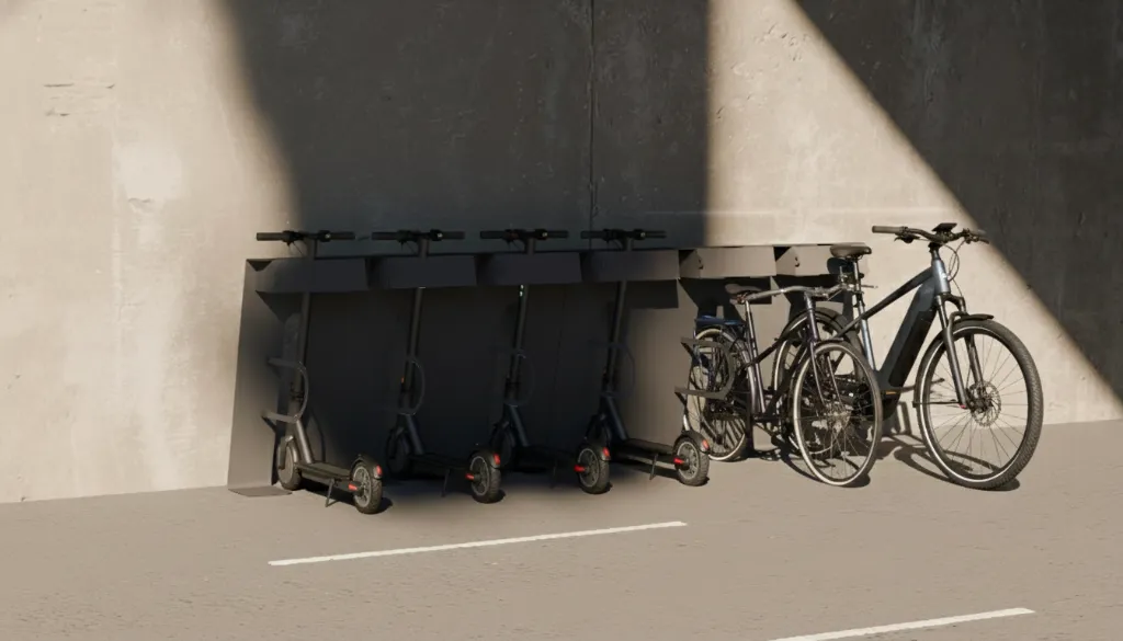 socle recharge vélo électrique cairn borne recharge VAE station