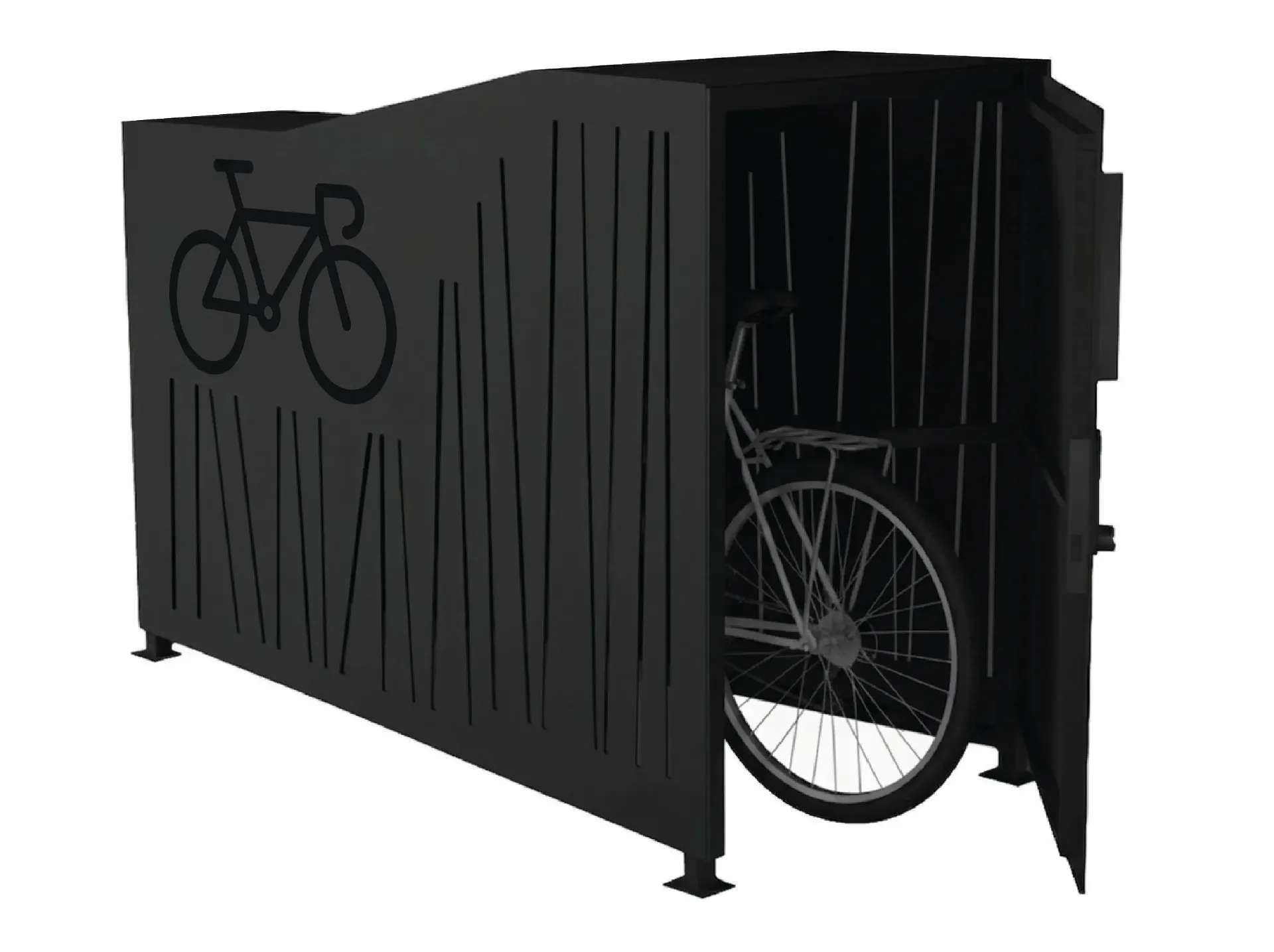 [BOX-BUI-CLE] Box individuale per biciclette Buisson (Chiave)