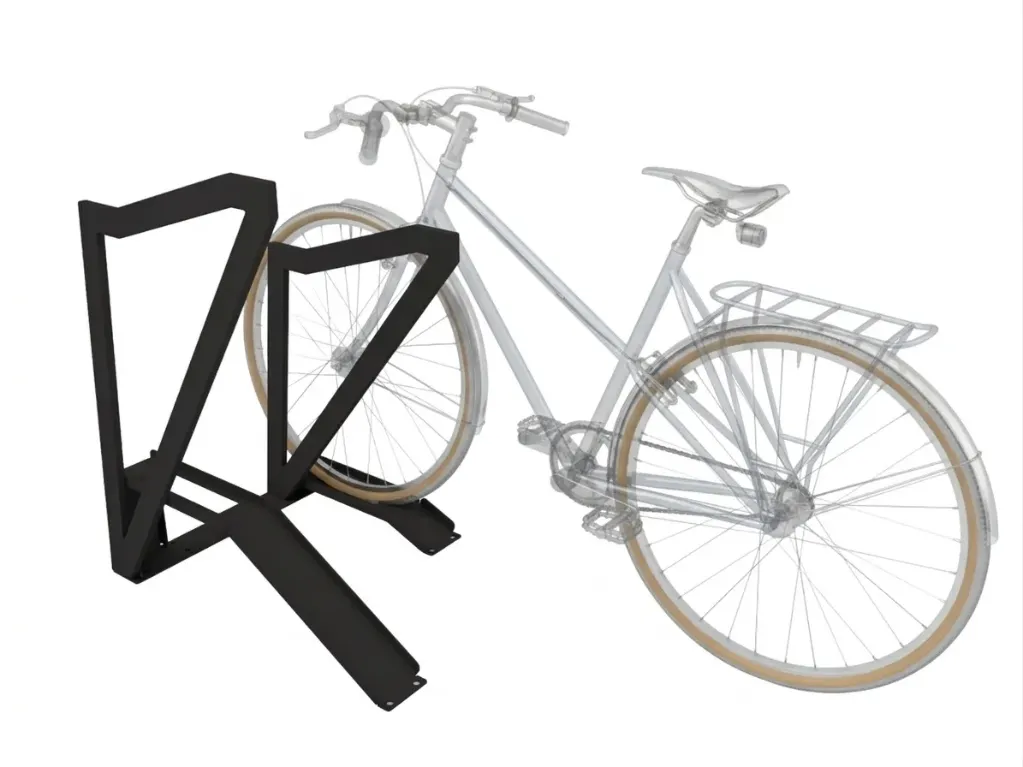 [ARC-PAR-PT-2V] Archetto portabici compatto a scorrimento – Parrachée (Termolaccato, 2 biciclette)