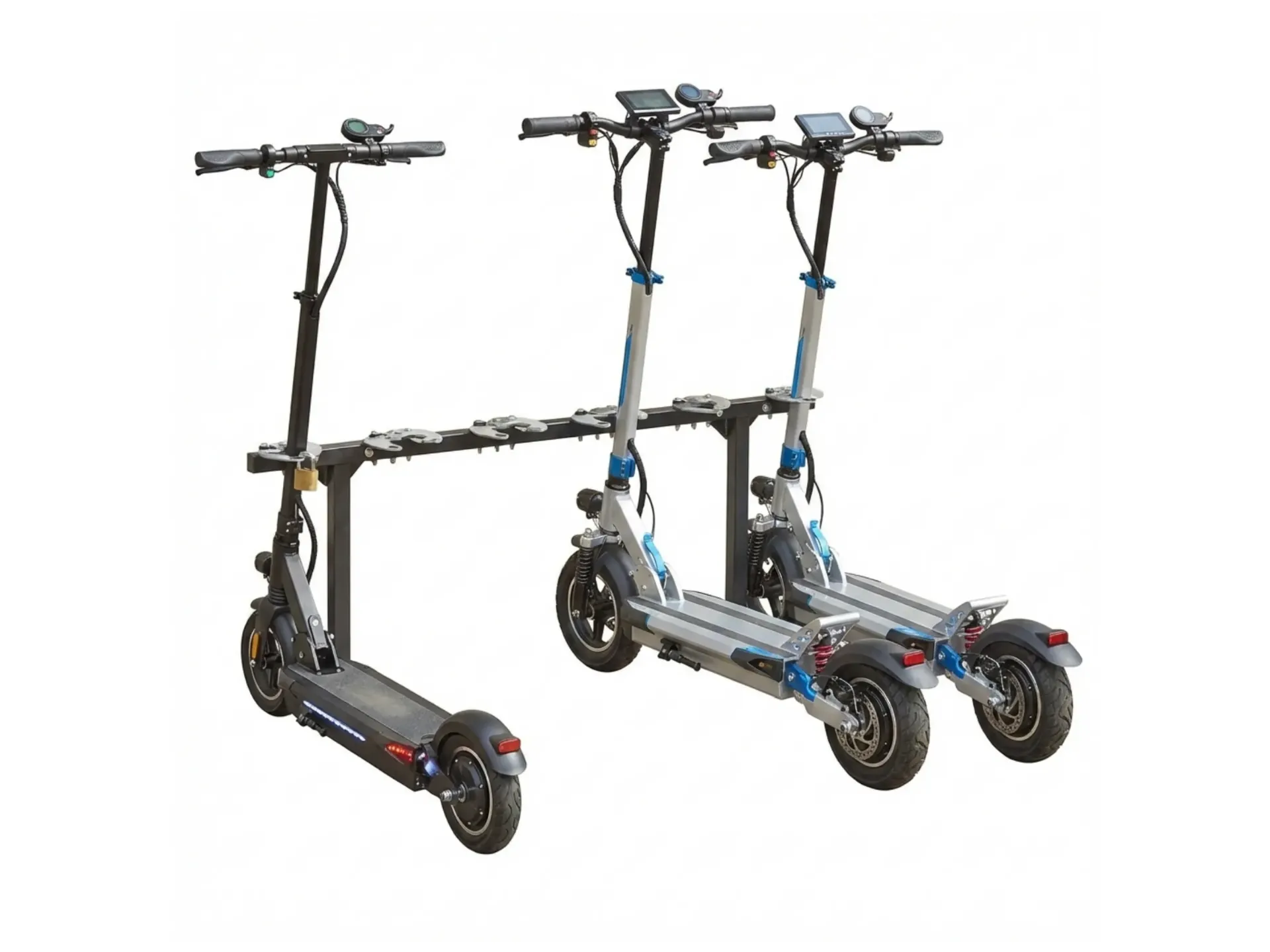 Rack support de trottinettes (6 places)