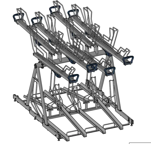 Rack de doble altura duo – doble cara