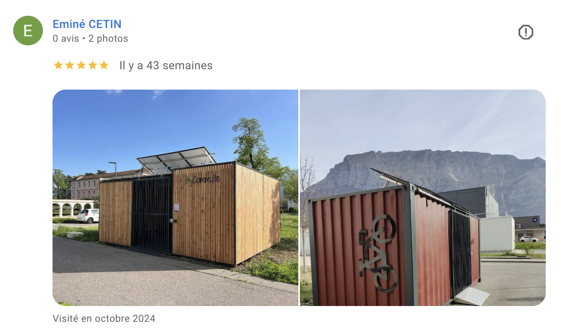 ByCommute installa 3 ricoveri per biciclette presso l'ospedale di Saint-Egrève