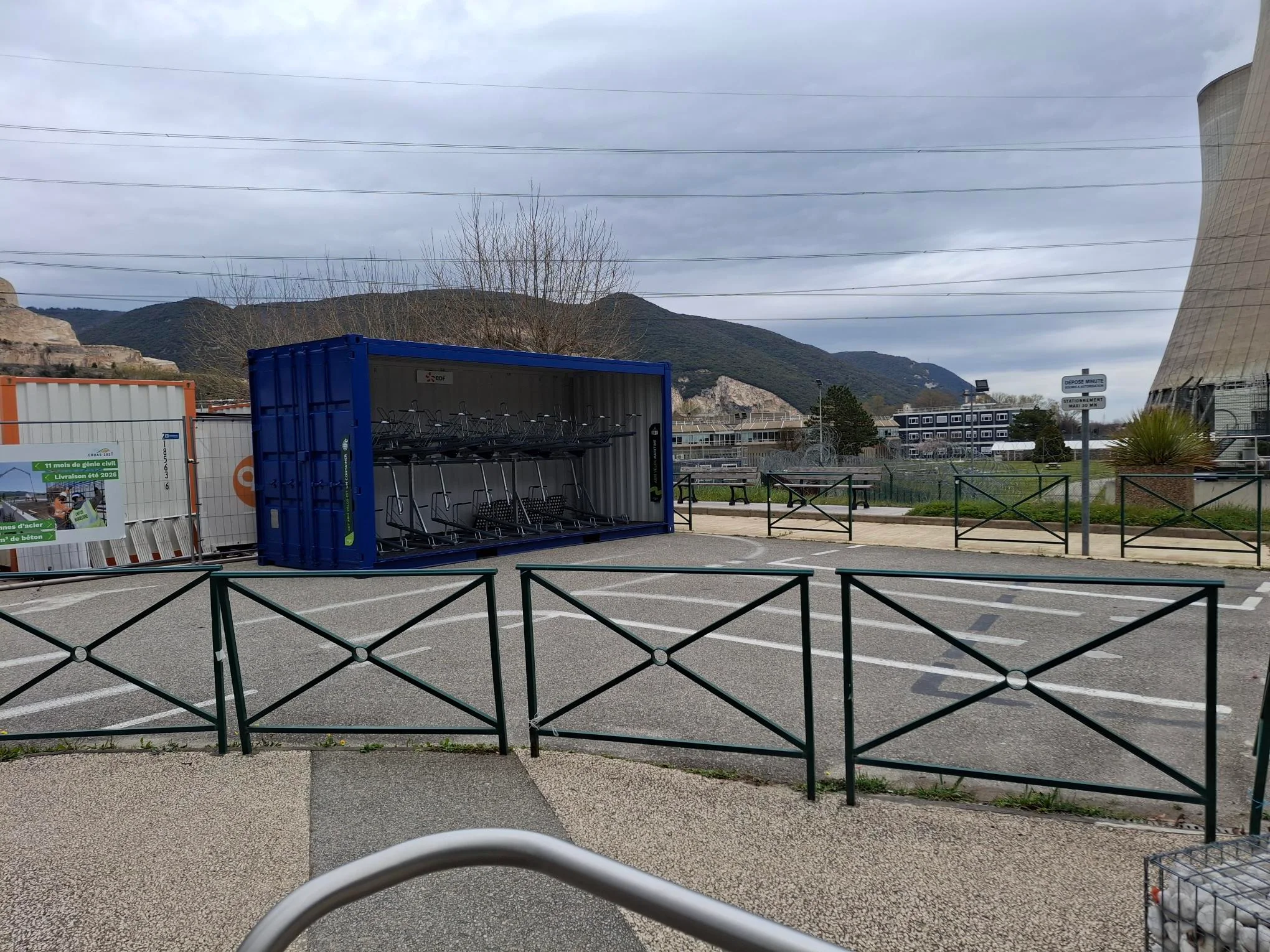 ByCommute installe un abri vélos pour EDF
