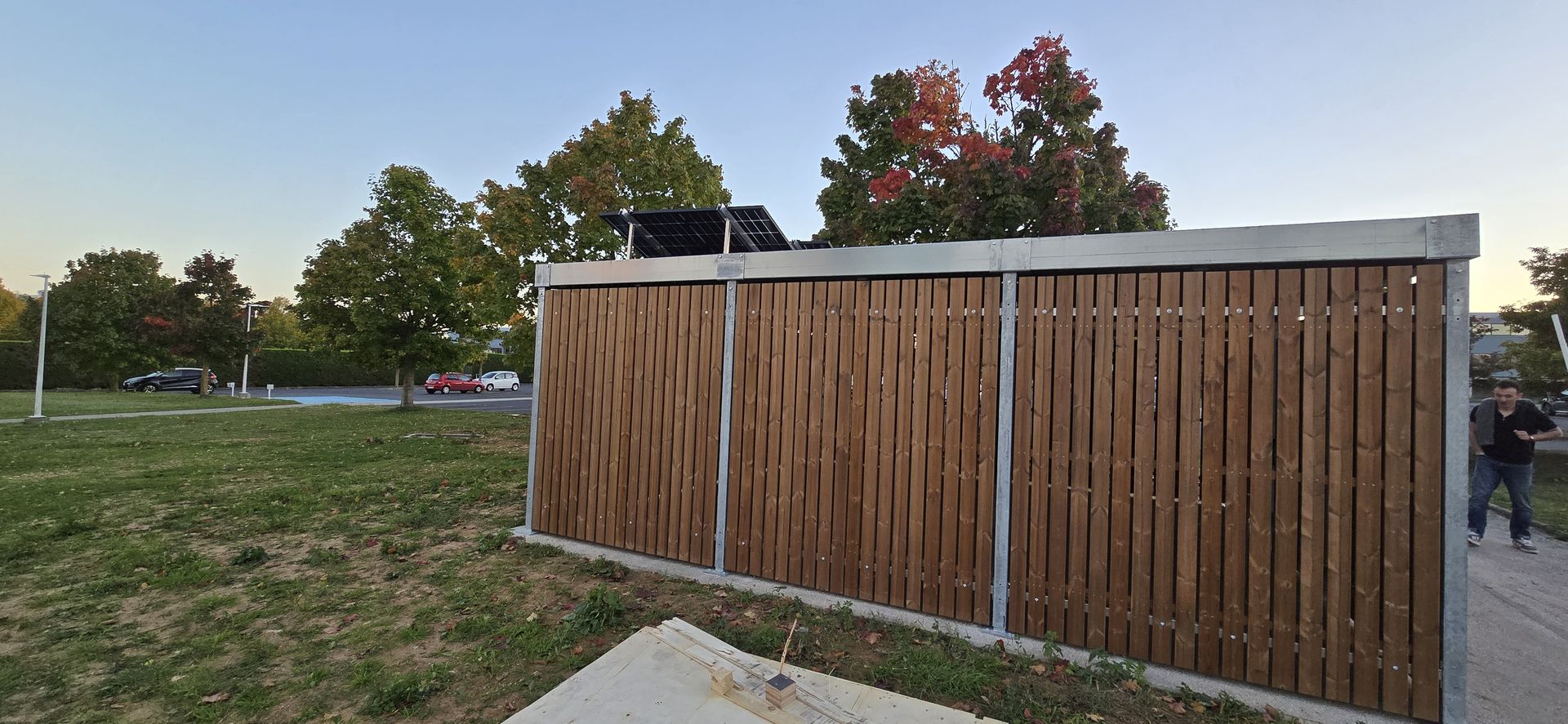 ByCommute installs a bike shelter for ISAE-ENSMA