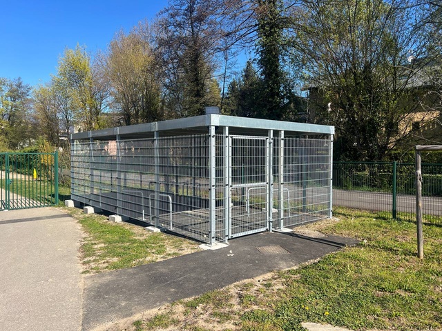 ByCommute installe un abri vélos pour la Mairie de Barberaz
