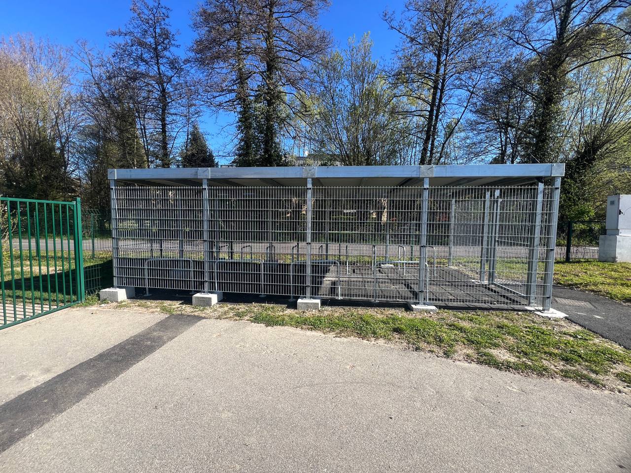 ByCommute installe un abri vélos pour la Mairie de Barberaz
