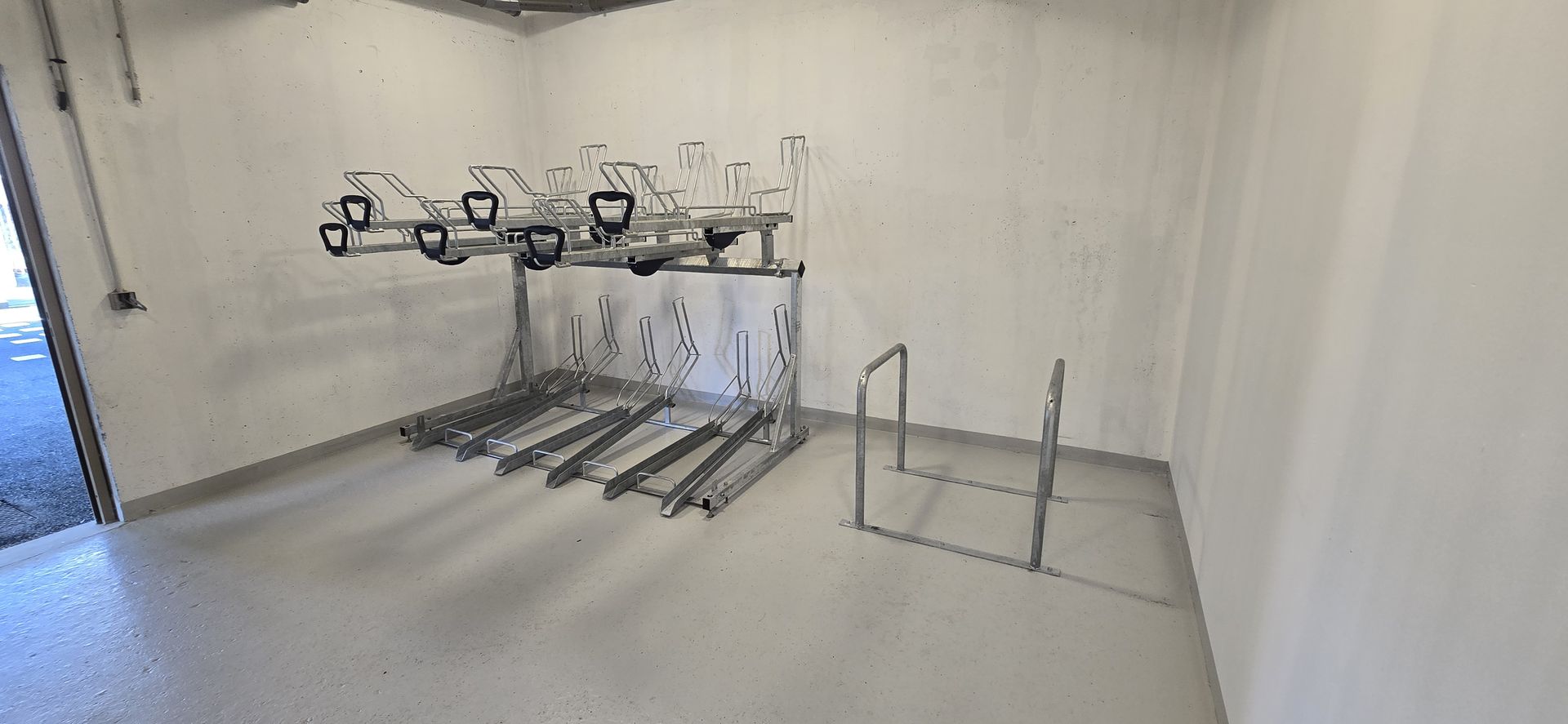 ByCommute installs Oura bike stand racks and duo racks at Kermarrec Promotion